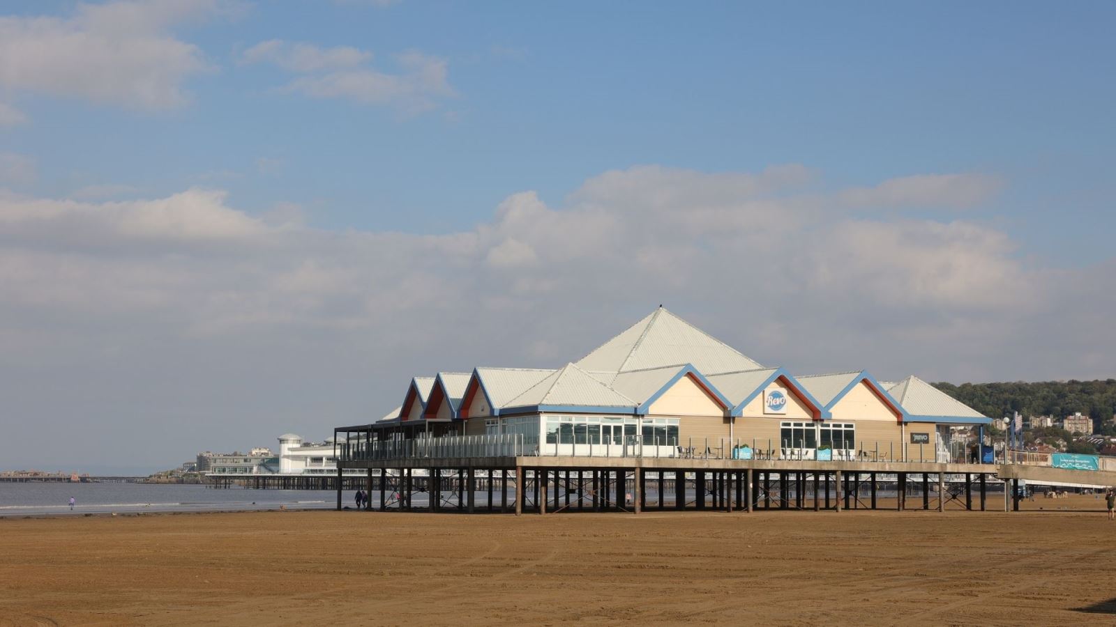 Revo Pier, the UK's newest pier at Weston-super-Mare